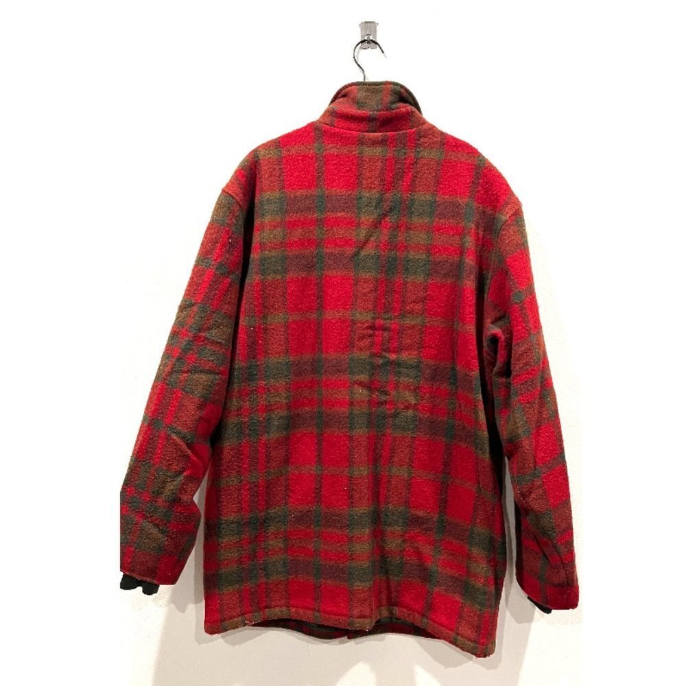 L.L BEAN PLAID ZIP VINTAGE COAT - Picture 9 of 15